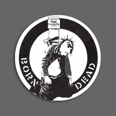 BORN/DEAD Logo - Badge 082