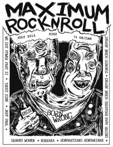 MAXIMUM ROCKNROLL - #362 July 2013