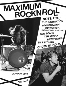 MAXIMUM ROCKNROLL - #380 January 2015