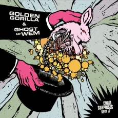GOLDEN GORILLA / GHOST OF WEM - Split LP