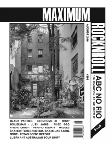 MAXIMUM ROCKNROLL - #399 August 2016