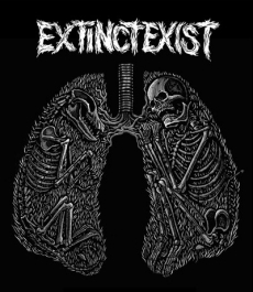 EXTINCT EXIST - Tour Shirt 2016 w/ Backprint.