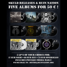 SKULD / RUIN NATION : FIVE ALBUMS <u>OF YOUR CHOICE</u> FOR  50.00