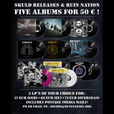 SKULD / RUIN NATION : FIVE ALBUMS <u>OF YOUR CHOICE</u> FOR  50.00