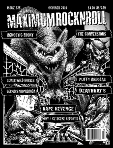 MAXIMUM ROCKNROLL - #328 / Sep. / Oct. 2010